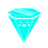 Rave Diamond blue Icon